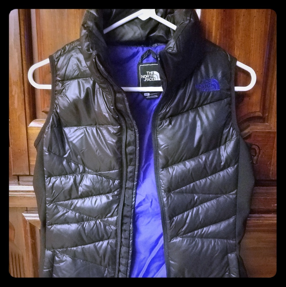 North Face black vest